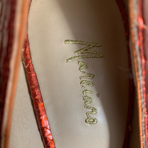 Marciano leather red high heels - Picture 2 of 4